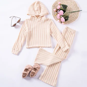Girls’ Hooded Top & Pants Set 1