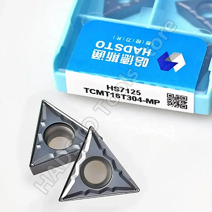 

TCMT16T304-MP HS7125/TCMT16T308-MP HS7125 TCMT32.51 TCMT32.52 TCMT16T304 TCMT16T308 HADSTO CNC carbide inserts Turning inserts