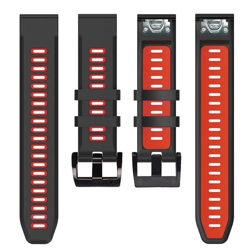 

HAODEE 20 22mm Sport Silicone Watchband Wriststrap For Garmin Fenix 6X 6 6S Pro 5X 5 5S Plus 3 3HR 935 Enduro Quick Release