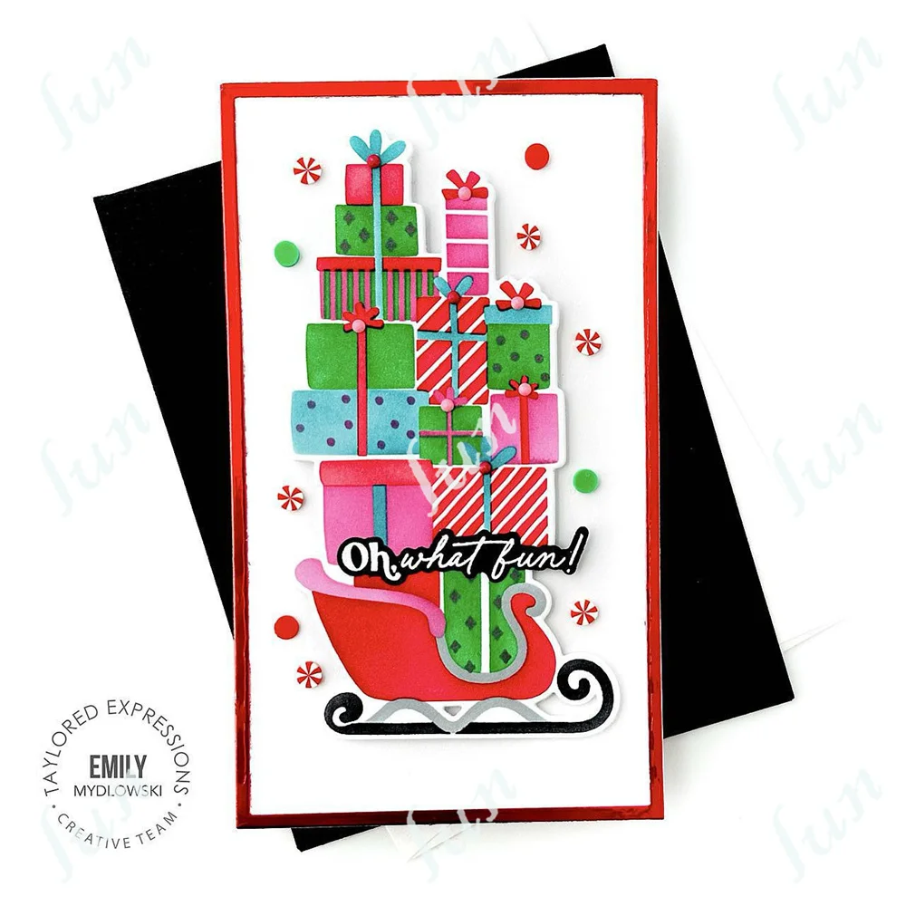 Christmas Santa Stamps and Metal Cutting Dies Sets for DIY Craft