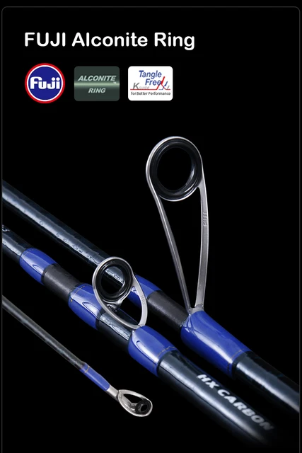PURELURE ROCRS High Sensitivity Travel Portable Fishing Rod Ultra-light  Spinning Casting Rod Fuji Alocnite Ring Fuji Reel Seat