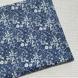 Luxurious Pure Cotton Twill Fabric with Floral Design - Perfect for Crafting Quilts and Baby Bedding (1)
