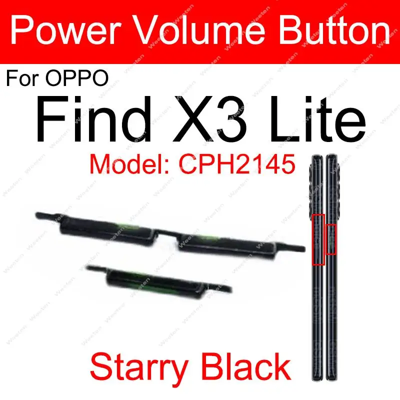 Cavo Flessibile Tasti Volume Per OPPO Find X3 Lite – Ricambio Pulsanti Laterali