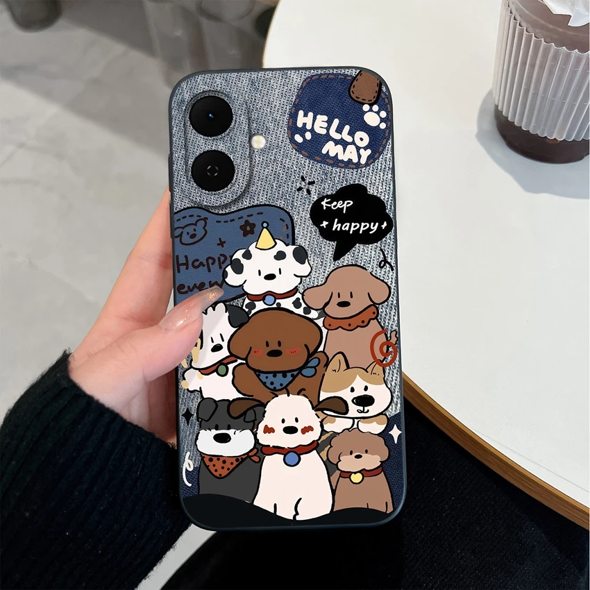 Pretty Flowers Pattern Full Coverage Soft Silicone Phone Case Cover