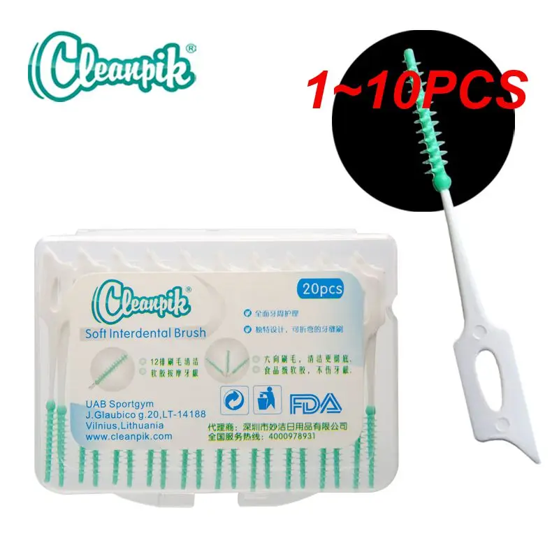 

1~10PCS Adults Interdental Brush Clean Between Toothpick Oral Care Tool Portable Packaging Floss Gingival Interdental Brush