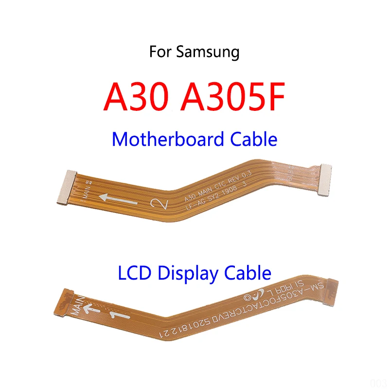 Гибкий кабель для подключения материнской платы к ЖК-дисплею для Samsung Galaxy A30 A305F