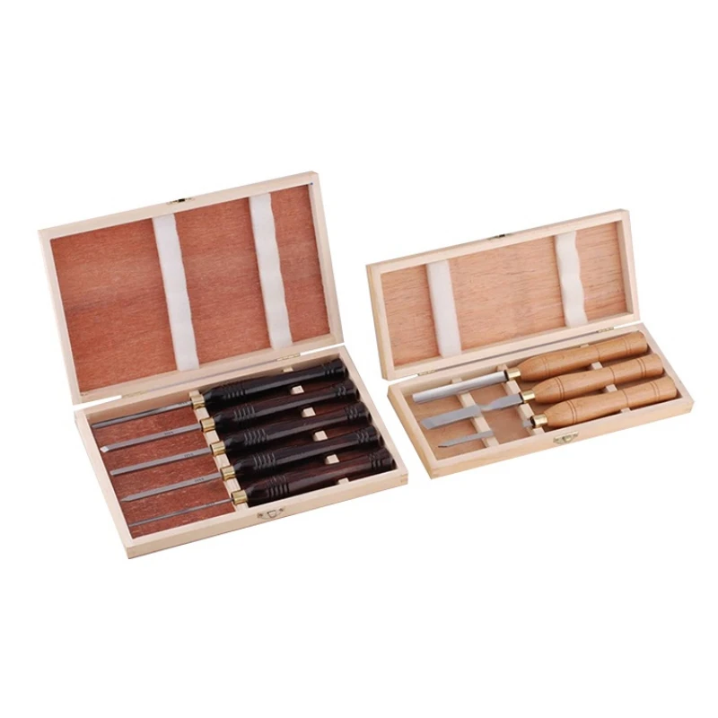 6pcs High Quality Lathe Chisels Set Long Reach Turning Chisel Gouge Kit