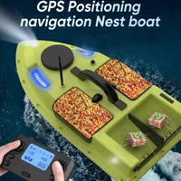 Professional GPS Smart Cruise 4 Hopper RC Bait Boat 99 GPS Points 3KG Load Color Light Auto Return Remote Control Fishing Boat 2