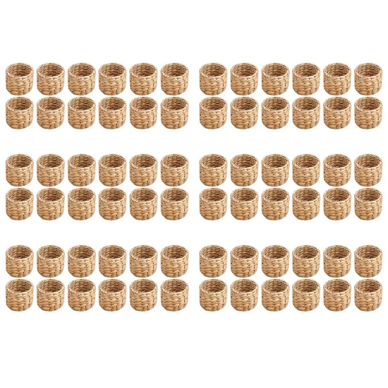 

72 шт. кольца для салфеток, кольца для салфеток с Гиацинтом воды-деревенские кольца для салфеток для дня рождения, украшение для обеденного стола