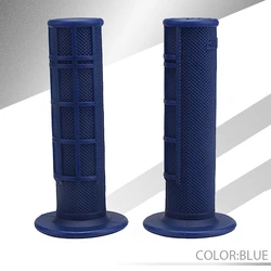 Universal Durable Rubber Handlebar Grips (Blue)