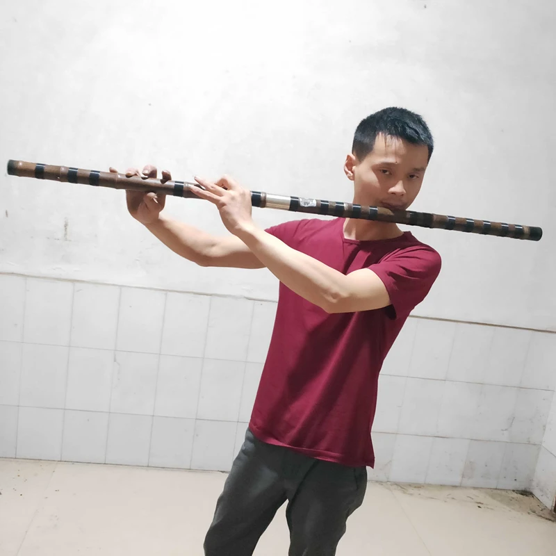 Customized Purple Bamboo Flute 100 Handmade 7/8 Holes Chinese Dizi