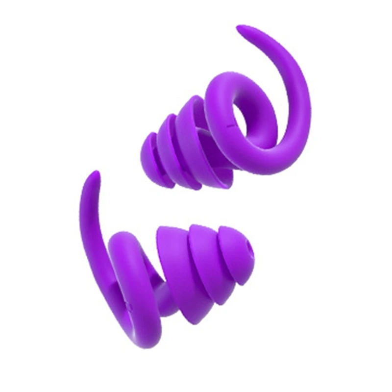 

Spiral Design Silicone Earplug for Sleeping Study Concert Sound Insulation