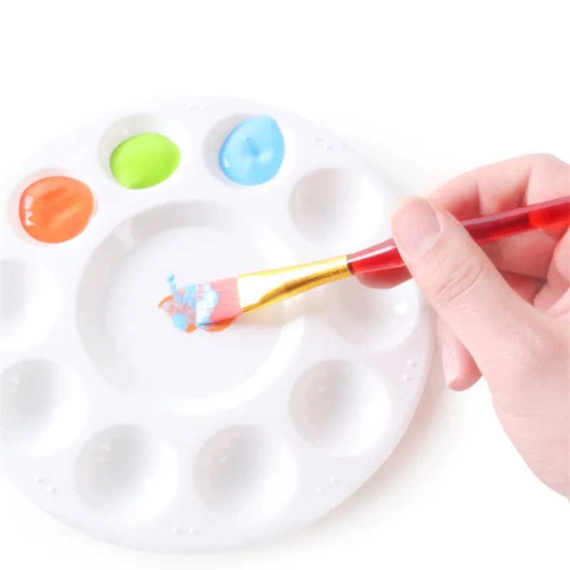 Color Palette Pigment Tray Plastic Office Educational Equipment for Art Students Beginner