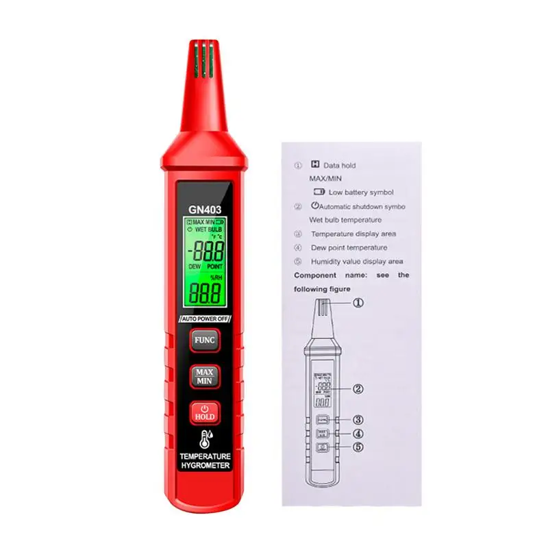 

Цифровой гигрометр для дома, измеритель температуры и влажности в помещении