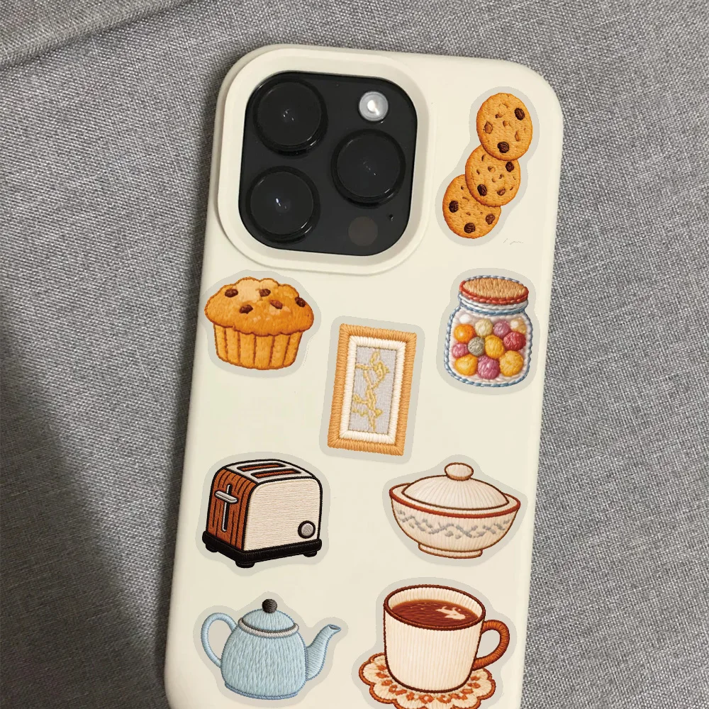 50pcs 아늑한 작은 것들 투명 PET 스티커 데칼 전화 노트북 노트북 가방 DIY 미적 방수 스티커