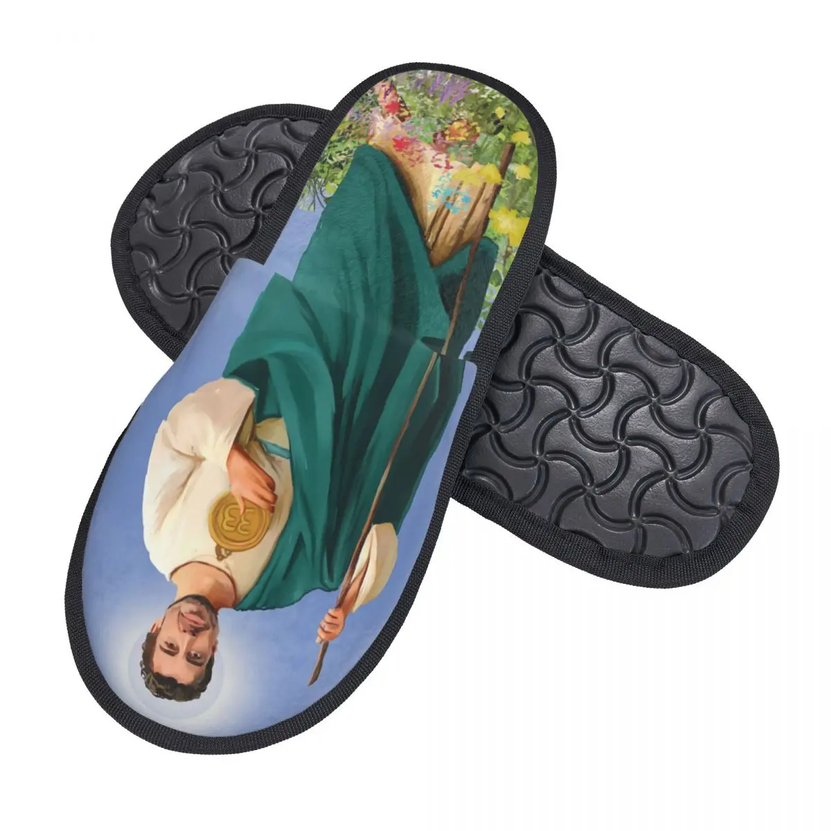 사용자 정의 페르난도 고딕 쿼터 시대를 초월한 뷰티 하우스 슬리퍼 여성 아늑한 메모리 폼 알론소 14 드라이버 슬립 온 스파 슬리퍼 신발