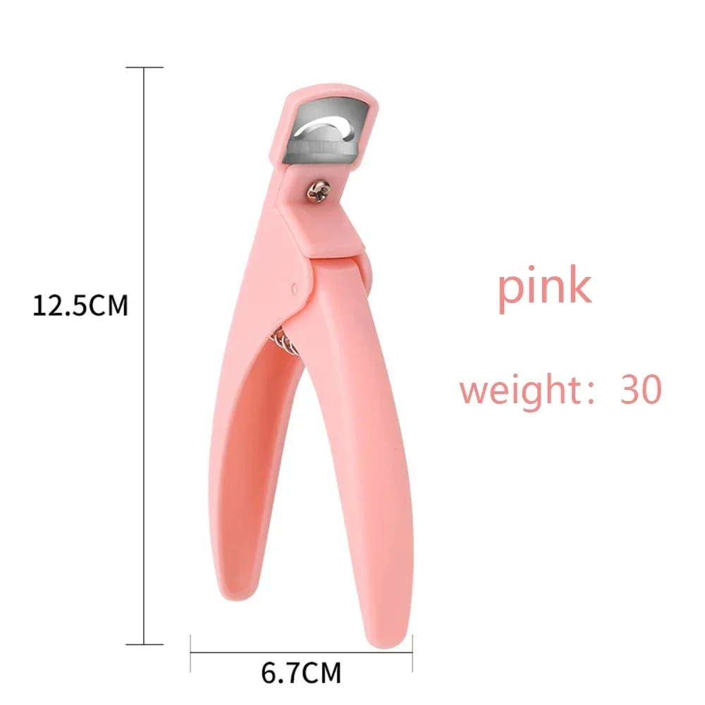 Tips Edge Cutters Professional Nail Art Clipper Special Type U Word False Colorful Guillotine Cut False Nail Knife Nail Tools
