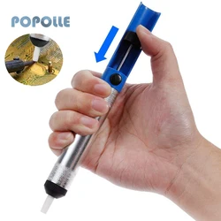 Dispositif d'aspiration en étain Semi aluminium, soudage à la main, pompe à dessouder en aluminium, stylo d'aspiration, accessoires d'outils électroniques 