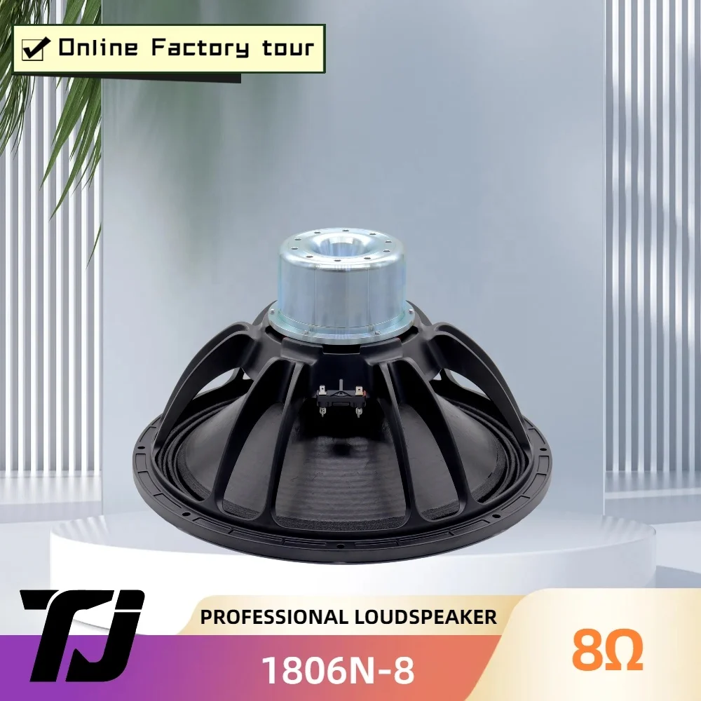 Professional Audio Sound 18 Inch Speaker 3000W Sub Bass Neodymium Subwoofer Loudspeaker Unit