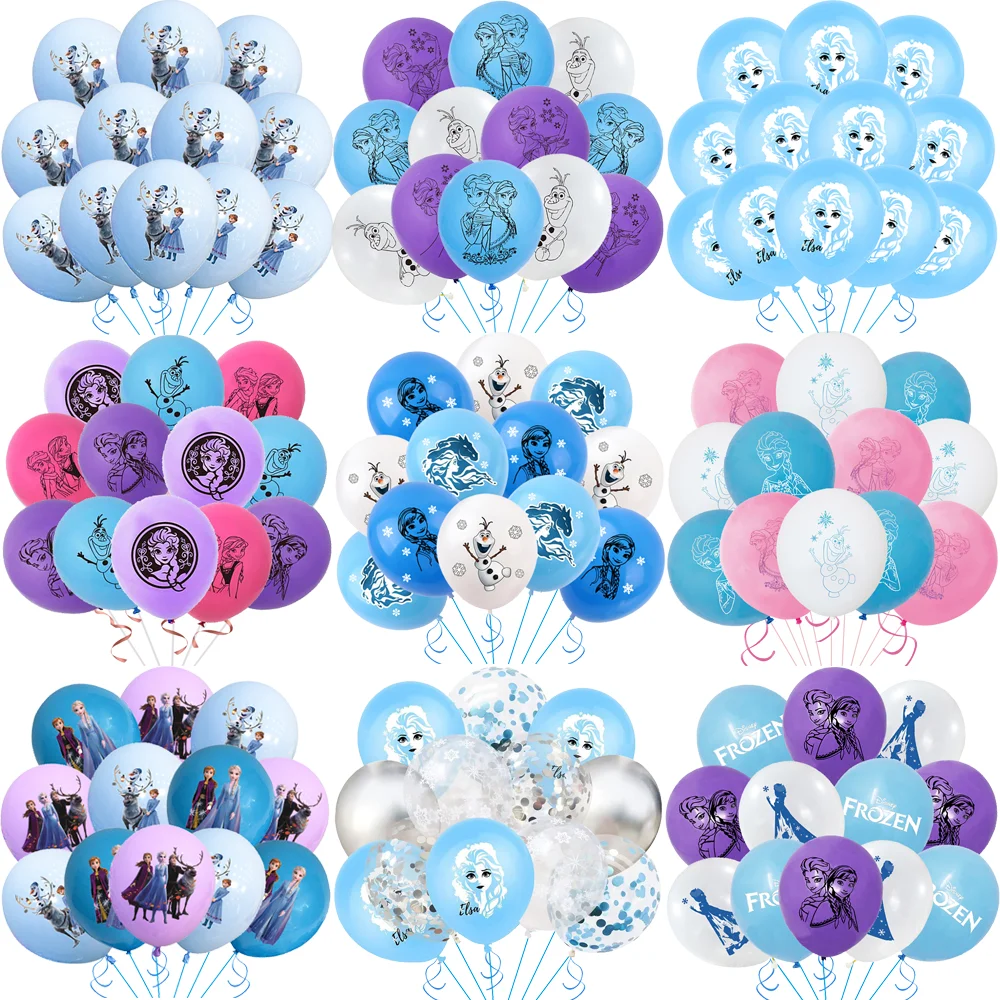 1pc new elsa olaf disney frozen princess foil balloons baby shower girl snowman birthday party decorations kids toys air globos Disney Frozen Balloons 12inch Girls Favors Birthday Party Decor Globlos Kids Birthday Toy Gift Anna and Elsa Ballon Baby Shower