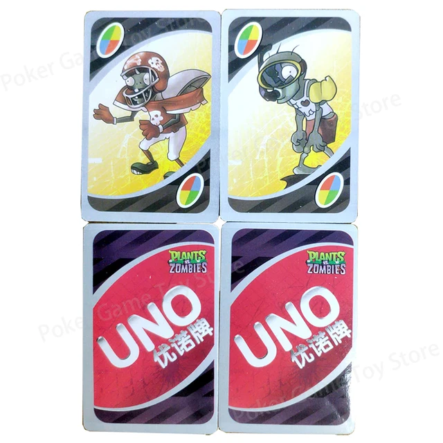 Board Game UNO Plants Vs Zombies Unos Card Gamed Gargantuar Pirate Zombie Table Games Playing Card Toy for Kids Children Gifts 2