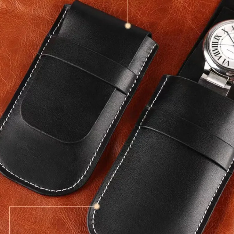 Anti-Staub-Uhren tasche Veranstalter Mode Flip Cover tragbare Uhr Aufbewahrung tasche Geschenkt üten Pu Leder uhr Zubehör