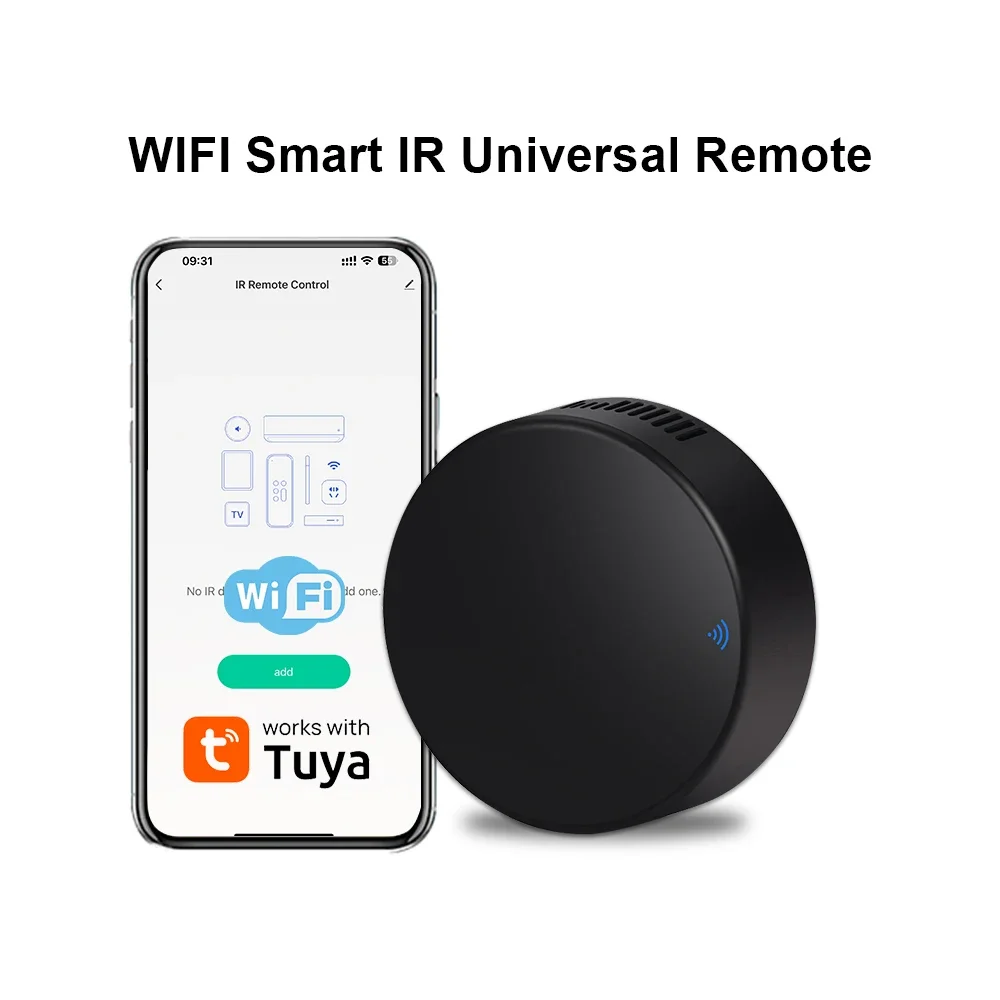 Tuya WiFi RF IR Remote Control 433MHz Smart Life APP Voice Control Smart Home Infrared Controller ALL TV Support Alexa Google