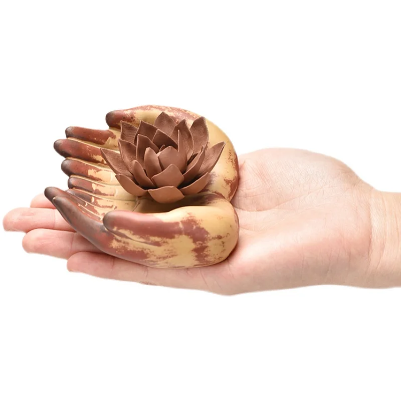 

Household Zen Ceramic Wire Incense Holder Censer Lotus Incense Holder