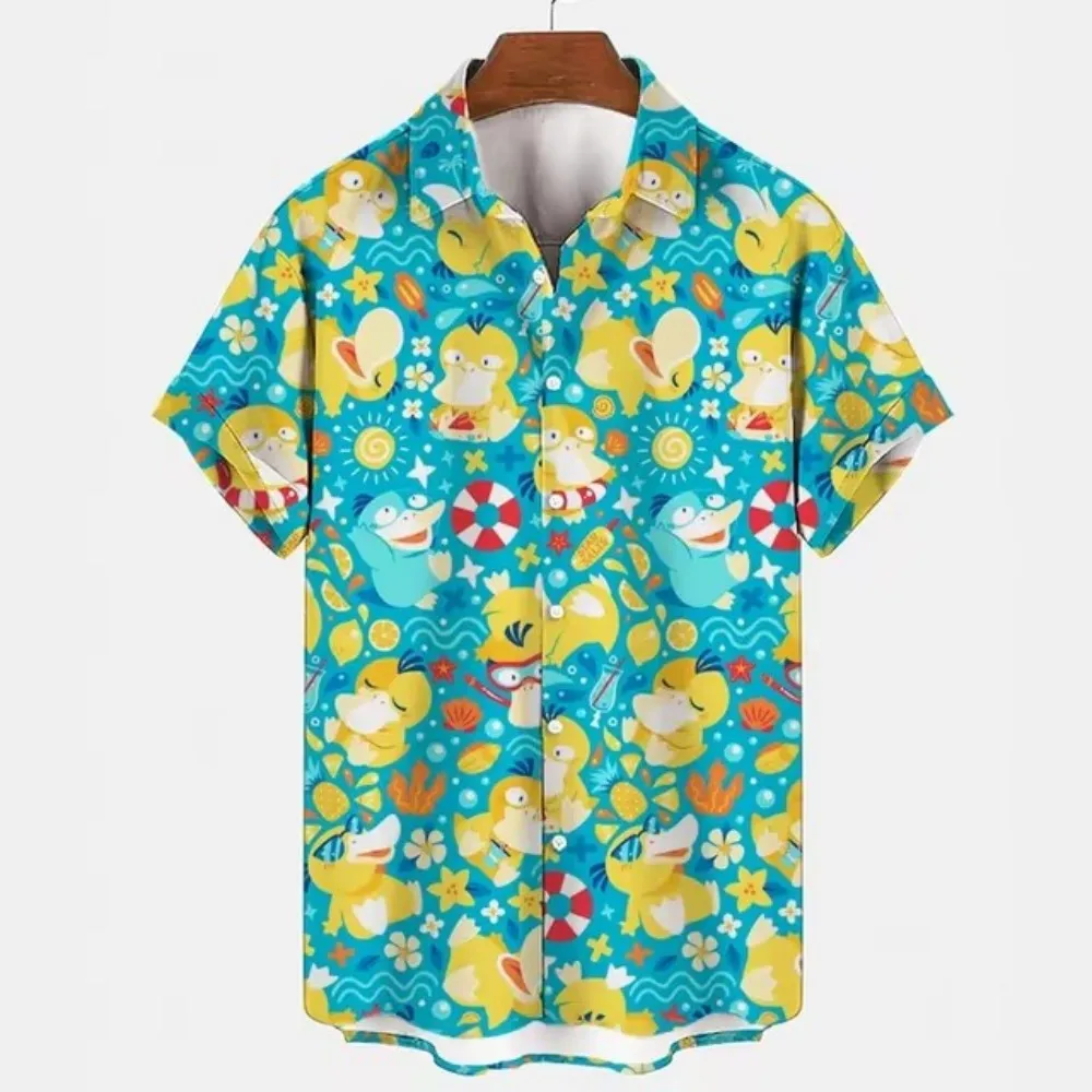 Anime Pokmon Flower shirts 3d printed men's and women's shirts Stylish beach clothes
