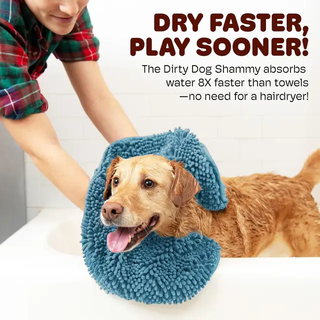 Pet Cat Absorbent Towel Dog Bath Towel Golden Hair Blanket Large Absorbent Quick-drying Teddy Small Dog Bath Supplies 3