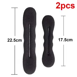 Curly Hair Twist Donut Bun Maker & Styling Tool Set (Big Small Set)