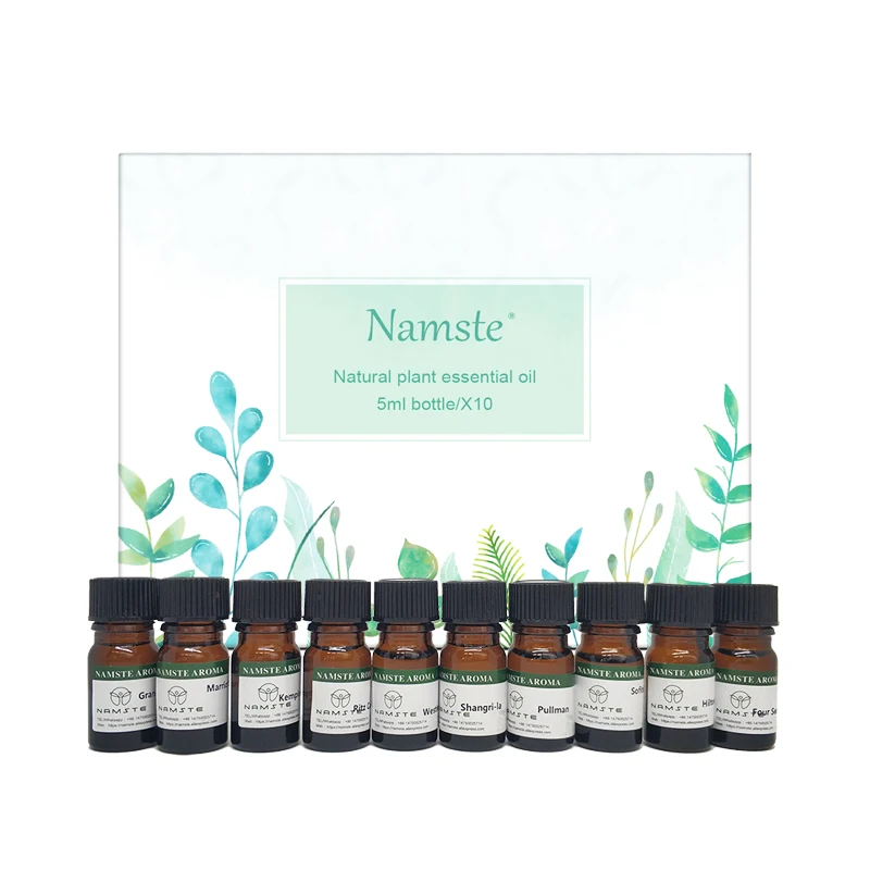 5ML Essential Oil Samples Hotel Floral Perfume Sets Suitable for Humidifier Car Electric Aroma Diffuser Air Purifier Freshener |