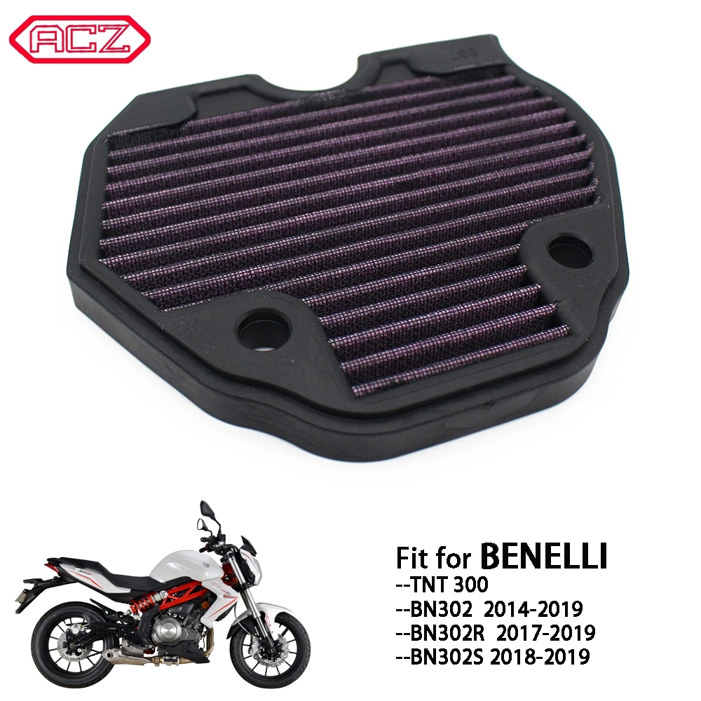 

Motorcycle Cleaner Air Filter For BENELLI BN302 BN 302 2014-2019 BN302S 2018-2019 BN302R 2017-2019 BN 302 S BN 302 R 302S 302R