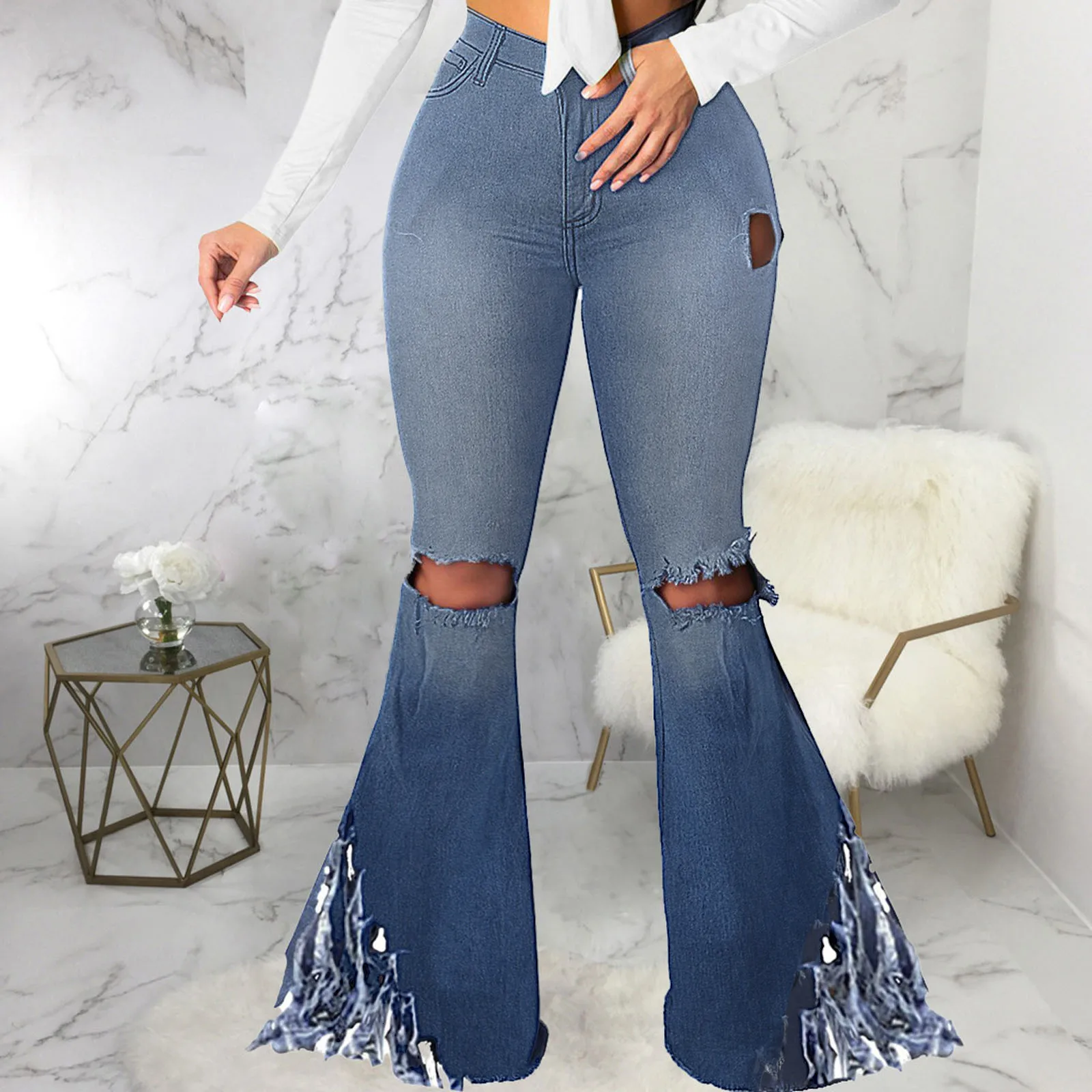 Business Casual Pants Women Womens Work Pants Office Casual Size 16 Pants  Button Casual Jeans Comfy Casual Pants for Women