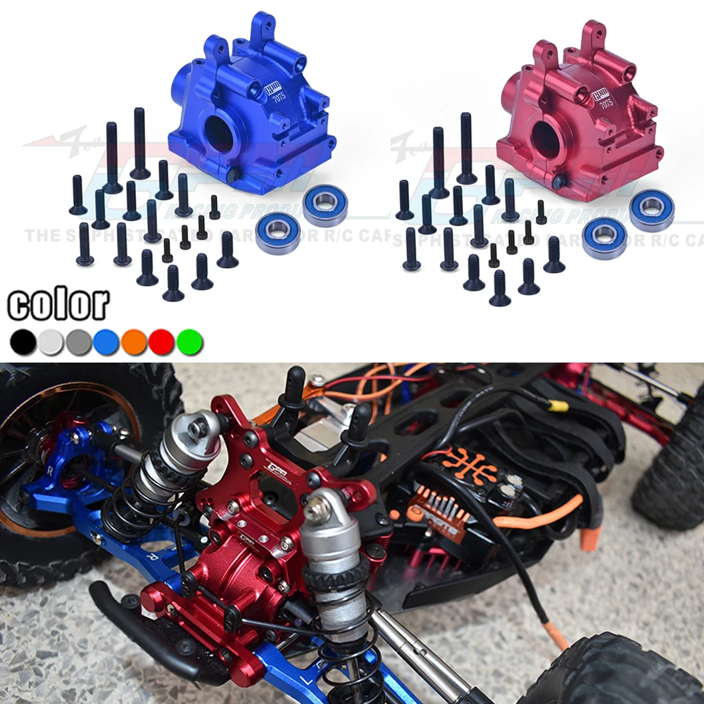 LOSI 1/10 Lasernut U4 Tenacity DB TT Pro RC카 업그레이드 부품용 GPM, 금속 전면 차동 케이스, 기어박스 쉘, LOS232023