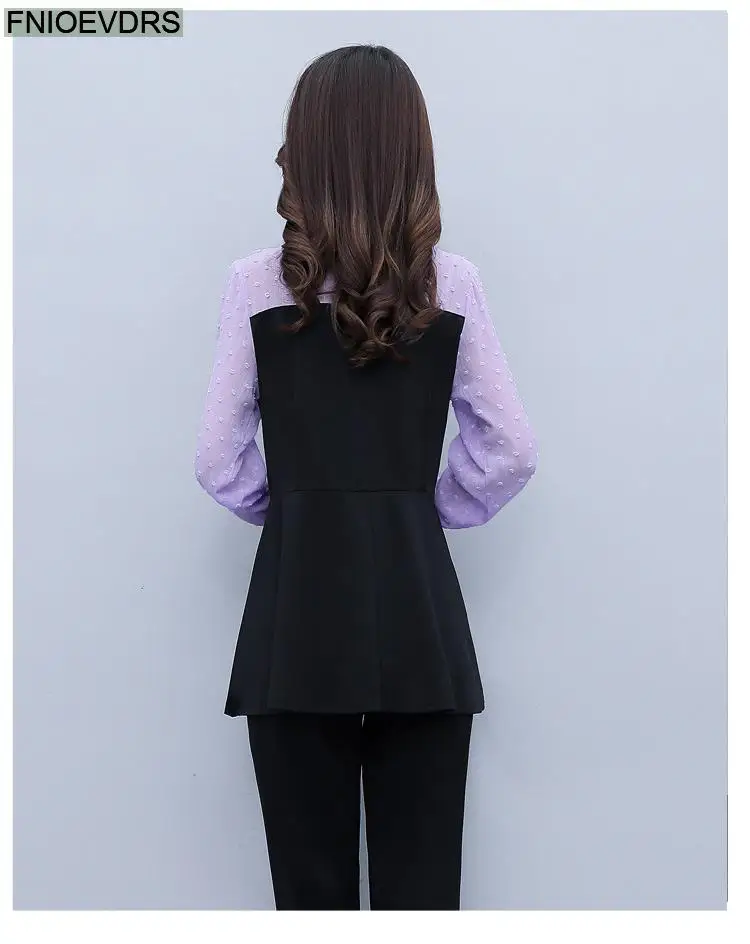 Loose Clothes Women 2024 Autumn Elegant Office Lady Button Shirts Casual Retro Vintage Peter Pan Collar Tunic Peplum Tops Blouse