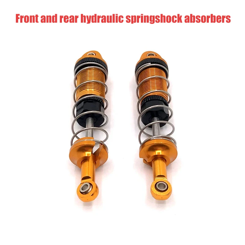 Enhanced RC Car Metal Upgrade Front and Rear Hydraulic Spring Shock Absorbers