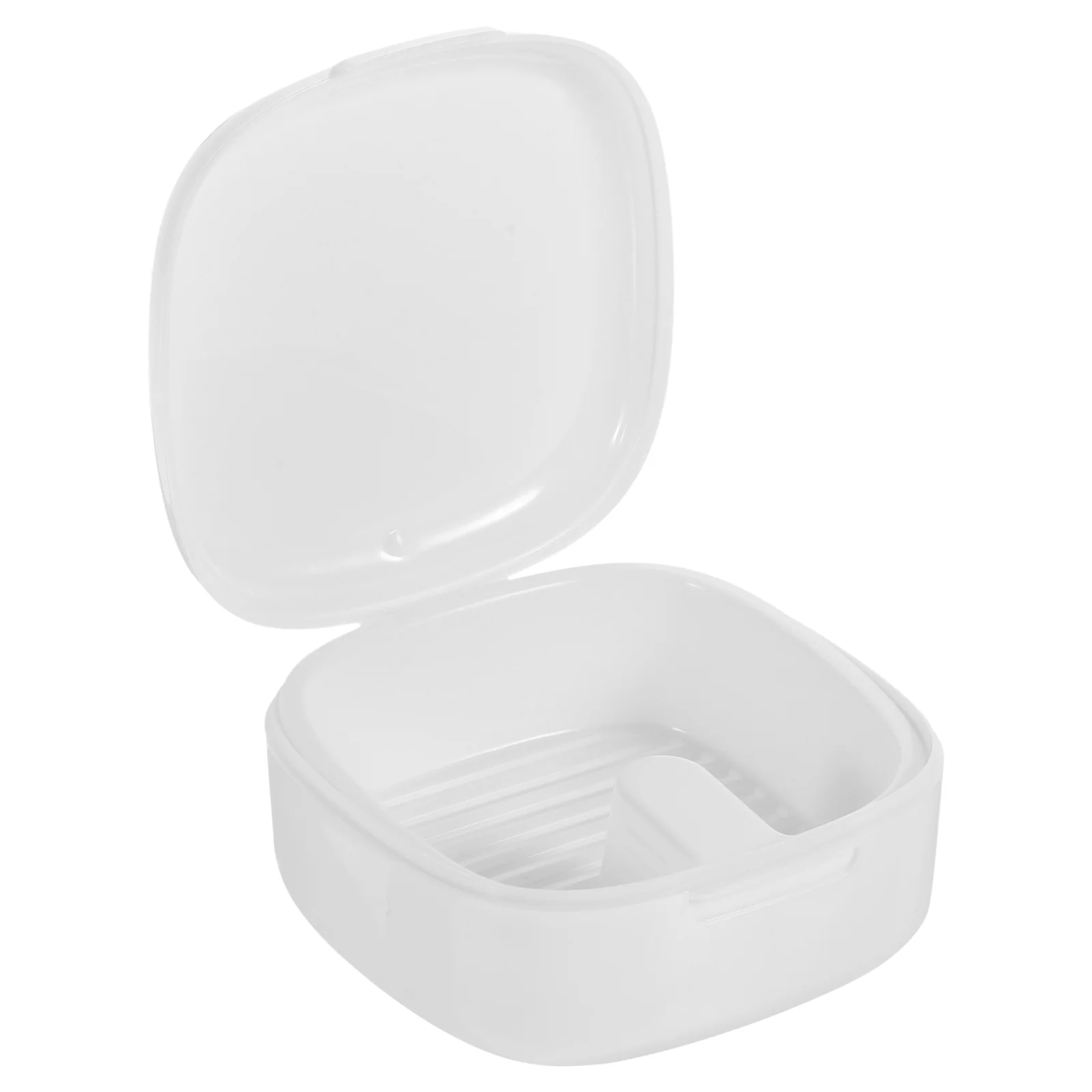 

Soak Retainer Case Convenient Denture Box Daily Use Denture Container Denture Accessory