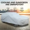 Outdoor Full Car Covers Sun Rain Ice Snow Waterproof Dustproof Shade UV Resistant Protector Protection Automobile Cover 3