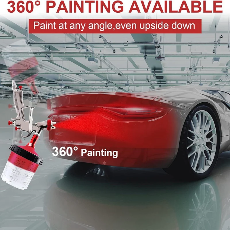 Spray Cup Spray Guncup Liner And Lid System 20 Paint Cup Set Kit 20 Oz (600 Ml) Set Kit