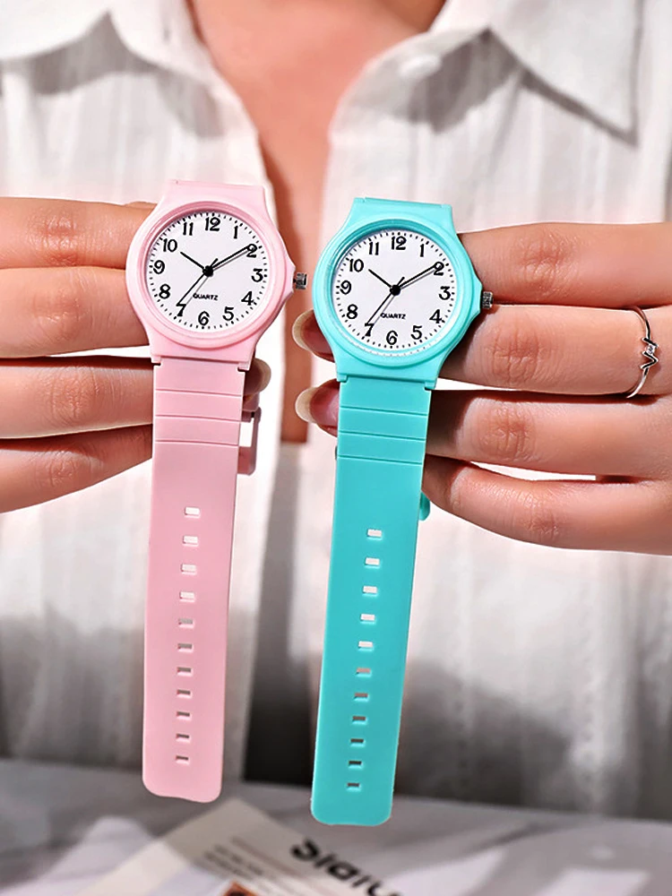 Часы 2023 года для женщин, Детские кварцевые часы, женские наручные часы, женские часы, простые студенческие часы, Прямая поставка от производителя