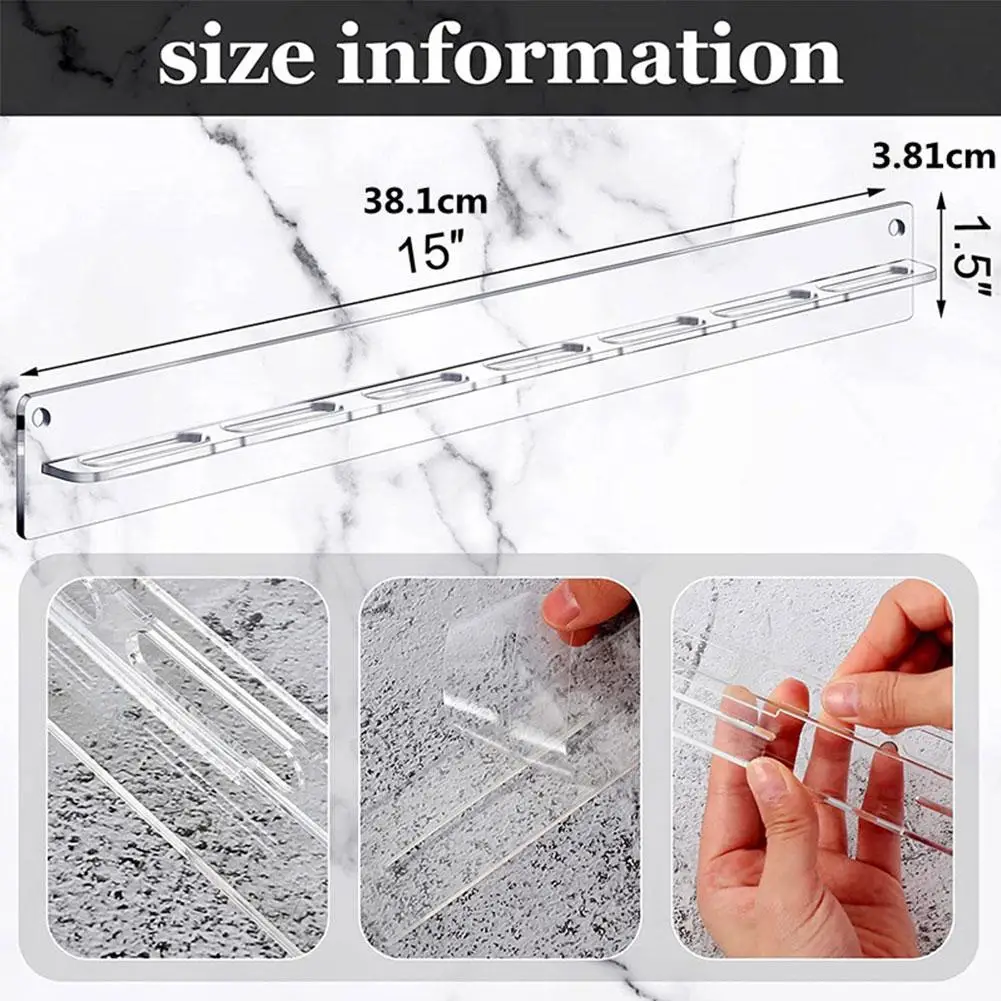 Acrylic Glasses Storage Rack Wall Mounted Glasses Rack County Mounted Display Rack Transparent Glasses Rack 5