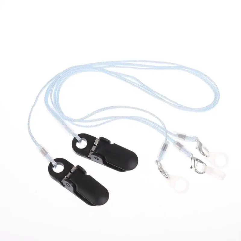 Multifunctional Hearing Aid Clip with Anti-Loss Strap and Secure Hold