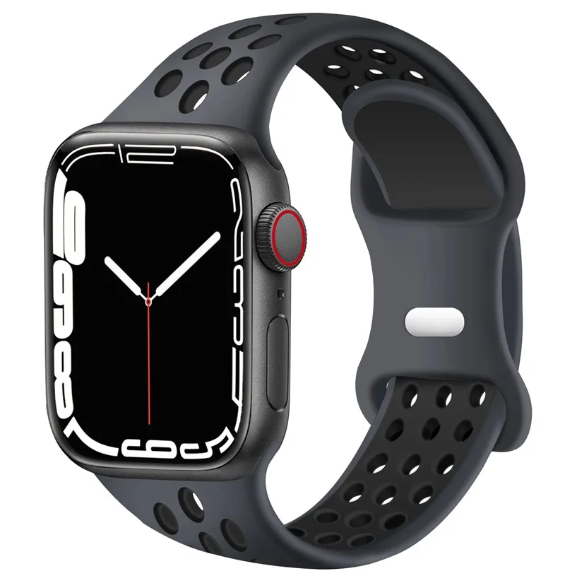 Premium Sport Silicone Strap for Apple Watch - Sleek and Comfortable Design