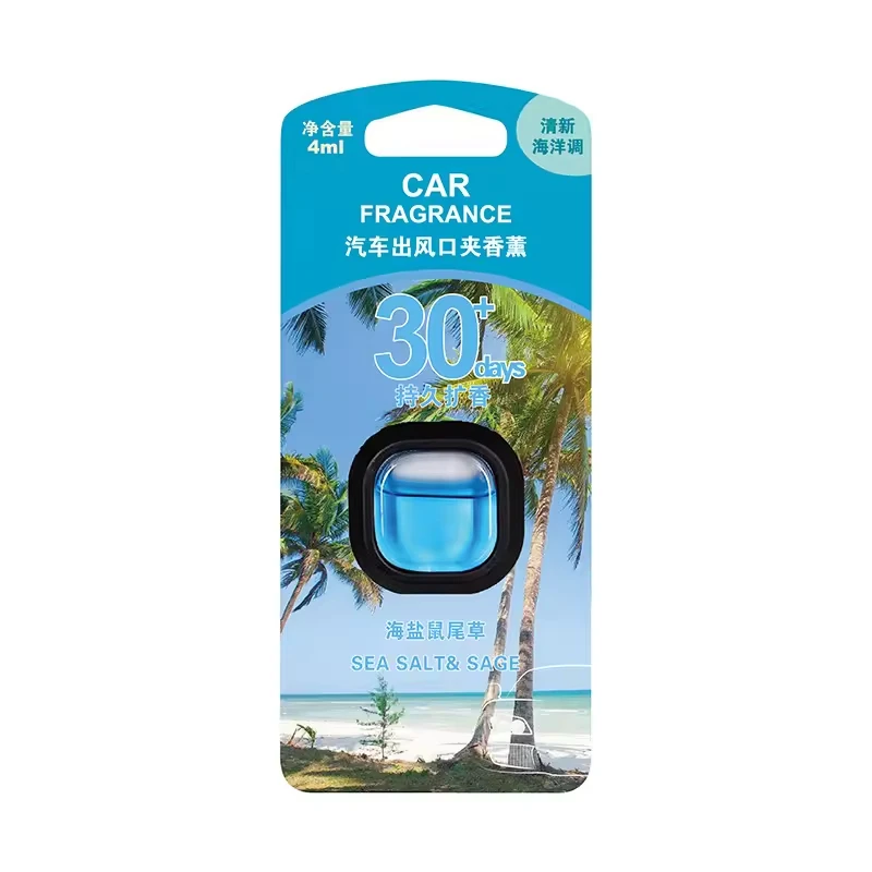 Hot Sell Long Lasting up to 30 Days Car Air Freshener Vent Perfume with Vent Clip 50pcs
