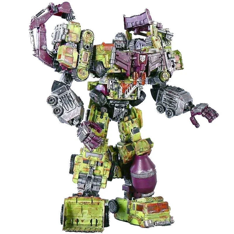 Nbk Trituratore Battle Damage Ver G1 Transformation Gt Action Figure Toys Combiner Model Jinbao Deformation Car Robot Dolls Gifts