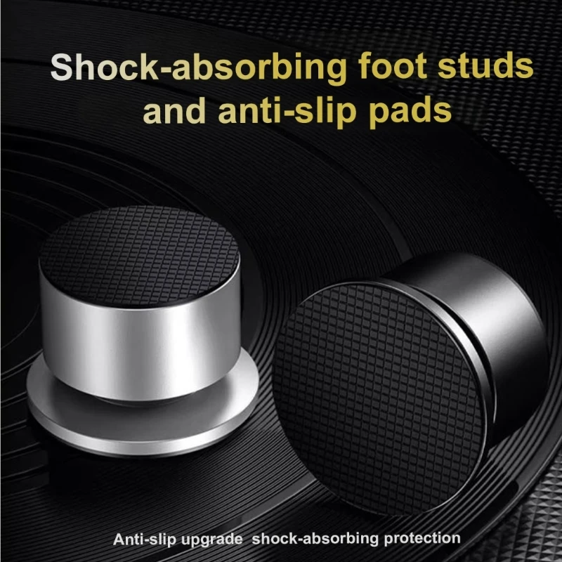 Adjustable Speaker Isolation Feet Pads with Spikes and Cones for Enhanced Sound Quality