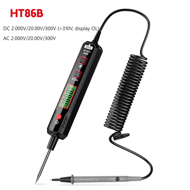 NonContact AC DC Voltage Tester HT86B 300V Digital Voltage Detector for Auto Car Electrician