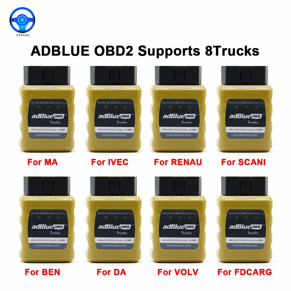 

2023 AdblueOBD2 OBD2 NOx Ad blue Emulator EURO 4/5/6 OBD2 AdBlueOBD2 Emulator for Scania for DAF for Renault for IVECO for Volvo