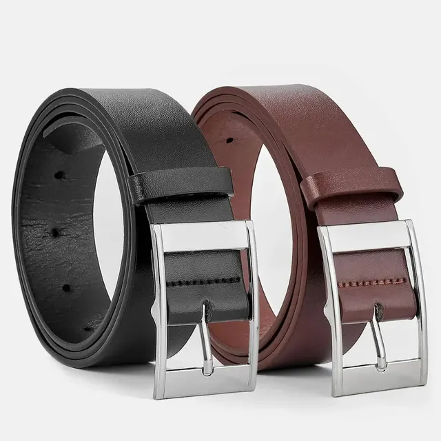 Ceinture en similicuir avec broche pour homme, ceinture d'affaires décontractée, mode 1